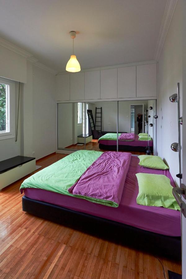 Fully Renovated, Family-Friendly Apartment, Next To A Huge Green Park, In Athens Center 外观 照片