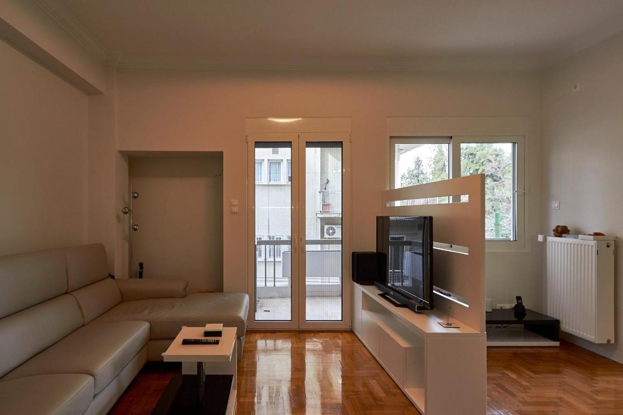 Fully Renovated, Family-Friendly Apartment, Next To A Huge Green Park, In Athens Center 外观 照片